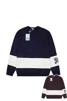 【バーバリータイプ】メンズ レディース 長袖　スウェットTシャツ    aat19158