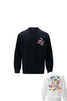 【ヴィトンタイプ】メンズ レディース 長袖　スウェットTシャツ     aat19306