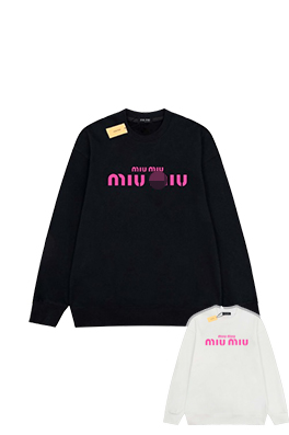 【ミュウミュウタイプ】メンズ レディース 長袖　スウェットTシャツ      aat19323