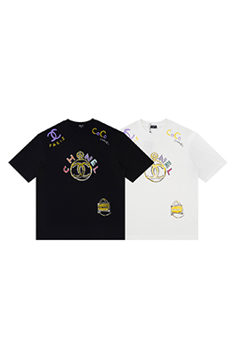 【シャネルタイプ】メンズ レディース 半袖Tシャツ     aat19756