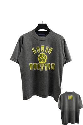 【ヴィトンタイプ】メンズ レディース ニット半袖Tシャツ     aat19809