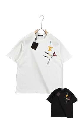 【ヴィトンタイプ】メンズ レディース 半袖Tシャツ     aat19865