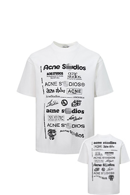 【アクネ ストゥディオ ズ】メンズ レディース 半袖Tシャツ     aat19893