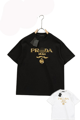 【プラダタイプ】メンズ レディース 半袖Tシャツ     aat19923
