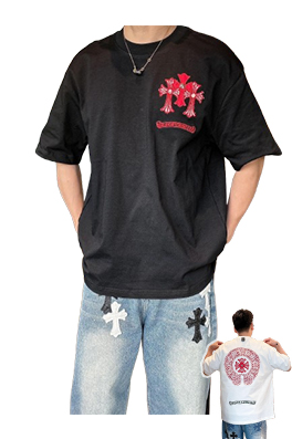 【クロムハーツタイプ】メンズ レディース 半袖Tシャツ     aat19940