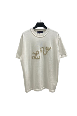 【ヴィトンタイプ】メンズ レディース ニット半袖Tシャツ     aat19979