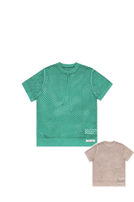 【フェンディタイプ】メンズ レディース ニット半袖Tシャツ     aat20211