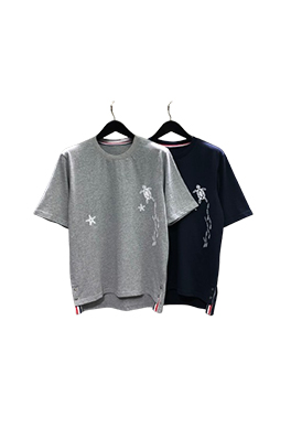 【トムブラウンタイプ】メンズ レディース 半袖Tシャツ     aat20242