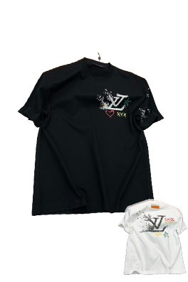 【ヴィトンタイプ】メンズ レディース 半袖Tシャツ    aat20274