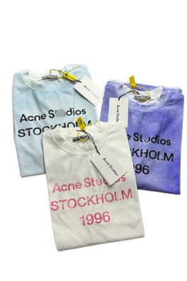 【アクネ ストゥディオ ズ】メンズ レディース 半袖Tシャツ     aat20361