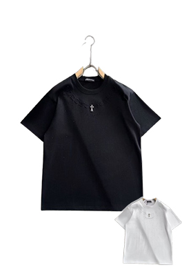 【クロムハーツタイプ】メンズ レディース 半袖Tシャツ     aat20403