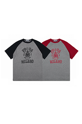 【プラダタイプ】メンズ レディース 半袖Tシャツ     aat20404