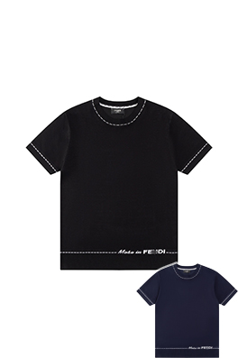 【フェンディタイプ】メンズ レディース ニット半袖Tシャツ     aat20423