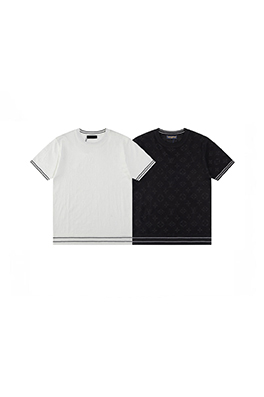 【ヴィトンタイプ】メンズ レディース ニット半袖Tシャツ     aat20427