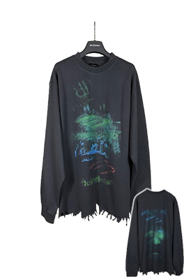 【バレンタイプ】メンズ レディース 長袖　スウェットTシャツ     aat20472