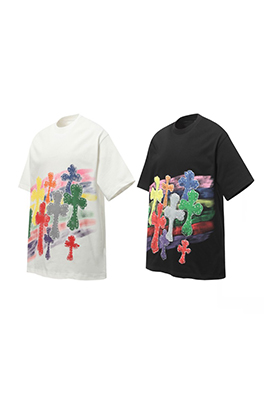 【クロムハーツタイプ】メンズ レディース 半袖Tシャツ    aat20697