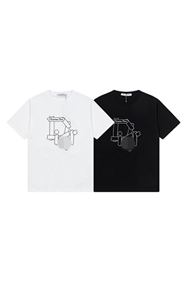 【ディオールタイプ】メンズ レディース 半袖Tシャツ    aat20715