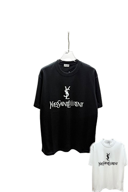 【サンローランタイプ】メンズ レディース 半袖Tシャツ    aat20734