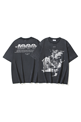 【オフホワイトタイプ】メンズ レディース 半袖Tシャツ    aat20735