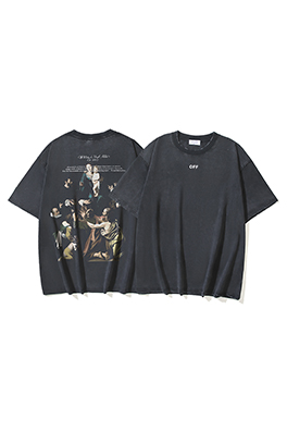 【オフホワイトタイプ】メンズ レディース 半袖Tシャツ    aat20736