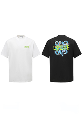 【ロエベタイプ】メンズ レディース 半袖Tシャツ    aat20810