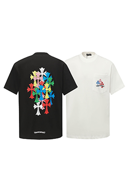 【クロムハーツタイプ】メンズ レディース 半袖Tシャツ    aat20814