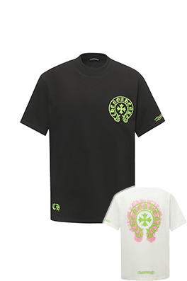【クロムハーツタイプ】メンズ レディース 半袖Tシャツ    aat20816
