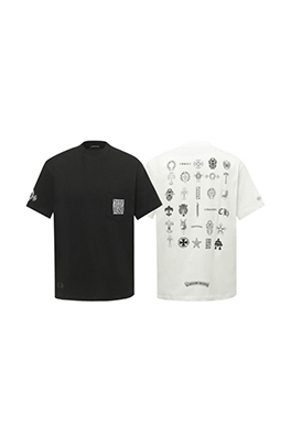 【クロムハーツタイプ】メンズ レディース 半袖Tシャツ    aat20825