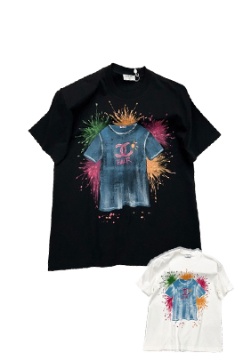【シャネルタイプ】メンズ レディース 半袖Tシャツ    aat20912