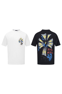 【クロムハーツタイプ】メンズ レディース 半袖Tシャツ    aat20962