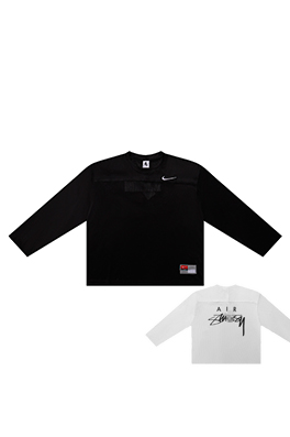 【ナイキタイプ】×【ステューシー】メンズ レディース 長袖Tシャツ    aat20979