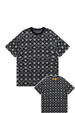 【ヴィトンタイプ】メンズ レディース 半袖Tシャツ    aat20991