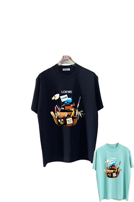 【ロエベタイプ】メンズ レディース 半袖Tシャツ    aat20996