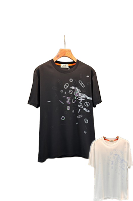 【エルメスタイプ】メンズ レディース 半袖Tシャツ    aat21001