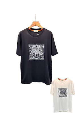【エルメスタイプ】メンズ レディース 半袖Tシャツ    aat21002