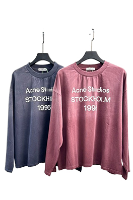 【アクネ ストゥディオ ズ】メンズ レディース 長袖Tシャツ    aat21074