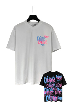 【ディオールタイプ】メンズ レディース 半袖Tシャツ    aat21091