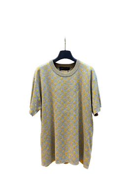 【ヴィトンタイプ】メンズ レディース ニット半袖Tシャツ    aat21113