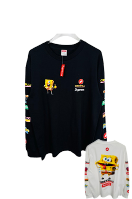 【シュプリームタイプ】メンズ レディース 長袖Tシャツ    aat21129