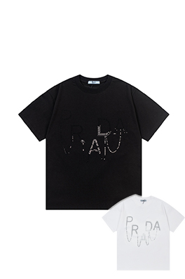 【プラダタイプ】メンズ レディース 半袖Tシャツ    aat21146