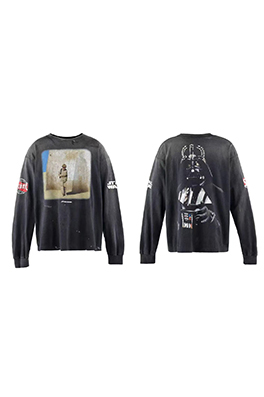【セント マイケル】×【STARWARS】メンズ レディース 長袖Tシャツ    aat21184