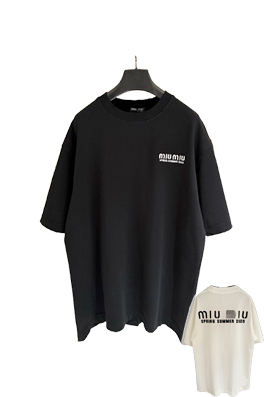 【ミュウミュウタイプ】メンズ レディース 半袖Tシャツ    aat21223