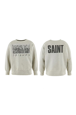 【セント マイケル】メンズ レディース 長袖　スウェットTシャツ     aat21272