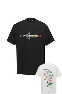 【クロムハーツタイプ】メンズ レディース 半袖Tシャツ    aat21293