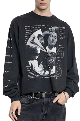 【ERD】メンズ レディース 長袖 Tシャツ  aat21362