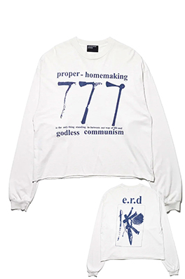 【ERD】メンズ レディース 長袖 Tシャツ  aat21363