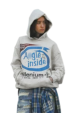 【ANGLE INSIDE】フード Tシャツ パーカー aat21369