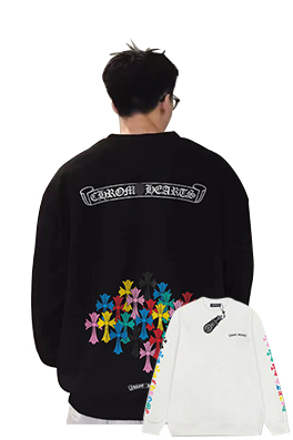 【クロムハーツタイプ】メンズ レディース 長袖 スウェットTシャツ aat21422