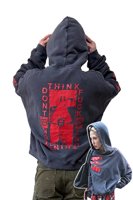 【ERD】フード Tシャツ パーカー aat21476
