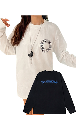 【クロムハーツタイプ】メンズ レディース 長袖 Tシャツ  aat21514